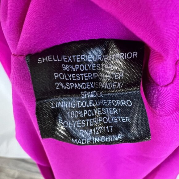 NWT Badgley Mischka Pink Twist Shoulder Detail Gown $650 - Picture 13 of 14